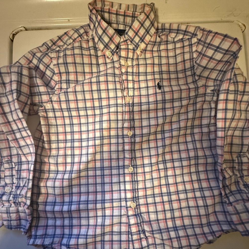 Boys Ralph Lauren Polo dress shirt size 6 EUC - Picture 6 of 6
